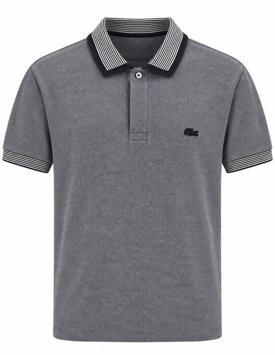 Lacoste polo homme gris - homme, gris/bleu