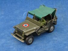 RARE ++ FRANCE JOUET GEVARM 1:43 - JEEP WILLYS CAPOTE - A REPARER To repair
