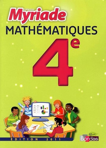Maths myriade manuel 11 - 4e, pf