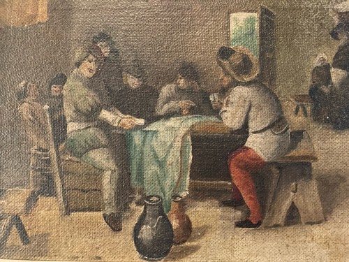 Peinture huile sur panneau - peinture,