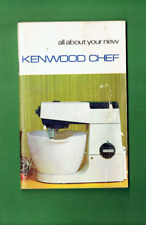#GG.  1970s   KENWOOD  CHEF   RECIPE & INSTRUCTION BOOKLET