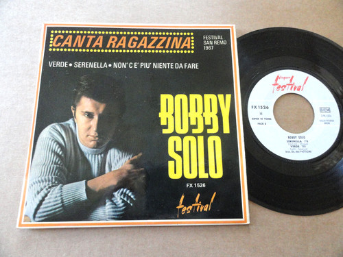 Disque 45t bobby solo canta - bobby,