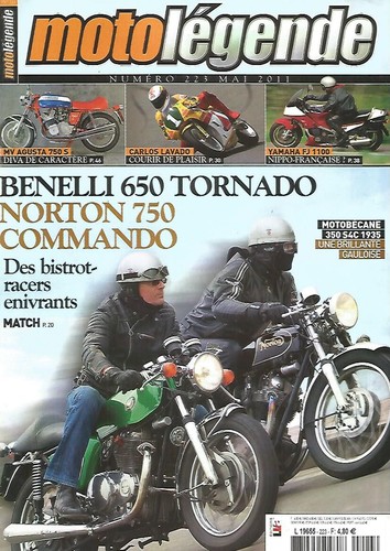 Moto legende 223 benelli - n°223,