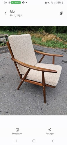 Fauteuil vintage scandinave - fauteuil,