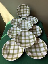 9 Assiettes Creuses Faïence