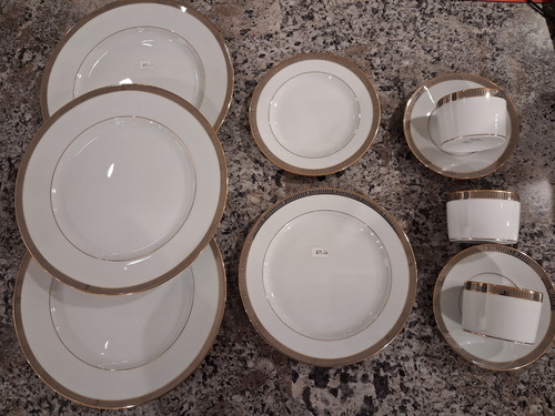 Bernardaud madison platine set - madison,