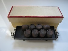 Ancien wagon plat gris SNCF à