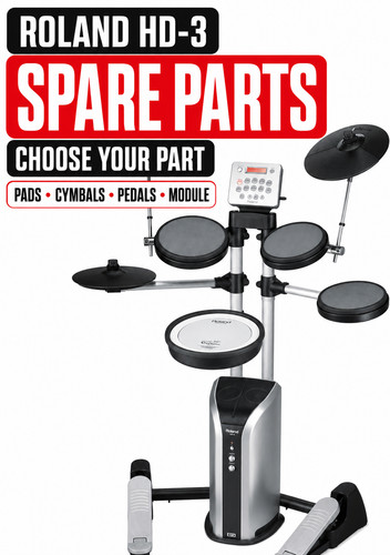 Roland electronic drum - roland, hd-3