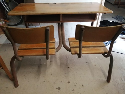 Meuble bureau écolier encrier - bureau,