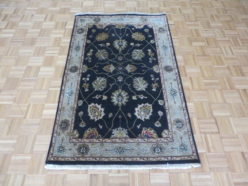 2 hand knotted - 3'10, black