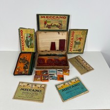 Antique Meccano Box Sets with 3 Notes