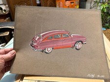 ANCIEN DESSIN AQUARELLE