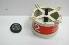 VINTAGE PLAYMOBIL HELICOPTER 3789 FIGURE ACCESSORY TOY MOTORCYCLE WHEEL LOT