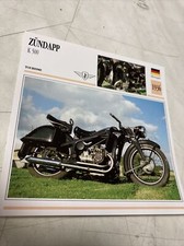 Zündapp K500 1936 500 K fiche