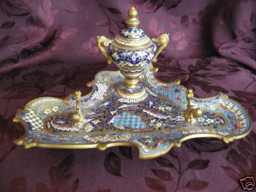 French bronze champleve - french,