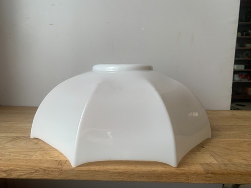 Ancienne opaline blanche - opaline,