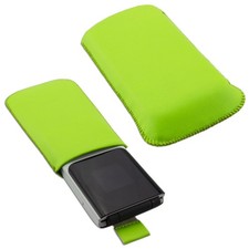 caseroxx Slide Poche pour Nokia 2720 Flip en vert fait de Cuir artificiel