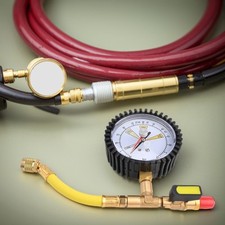 Manom??tre de test de pression d'azote pour syst??mes de climatisation pour R134