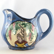 OLD PITCHER, ceramic M.VAUTIER MONDEVILLE Normandy, caen/desmant/bayeux...