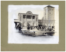 Persia, Enclosure of l&#039;Ark or Royal Palace, a veranda on Nasirieh Street,