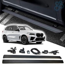 Power Running Boards for 2019-2025 BMW X5 G05 Electric Retractable Black