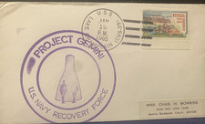 EARLY UNMANNED GEMINI SHIPBOARD COVER-GEMINI 2 PRS LAKE CHAMPLAIN JAN 19, 1965