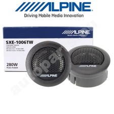 Paire De Tweeters Haut-Parleurs Alpine SXE-1006TW Pour Voiture 280W Néodyme