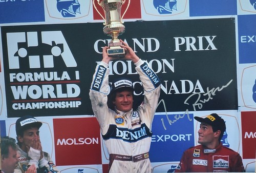 Photo signée thierry boutsen - photo,
