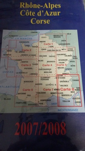 France carte routiere avec - carte,