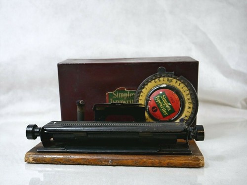 Simplex typewriter usa 1907 - simplex,