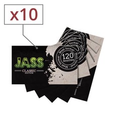 Lot de 10 Carnets de Feuilles Jass Regular Papier Cigarette Francais pas cher