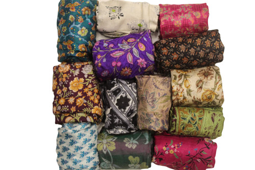 Pack foulards soie pure - 10,
