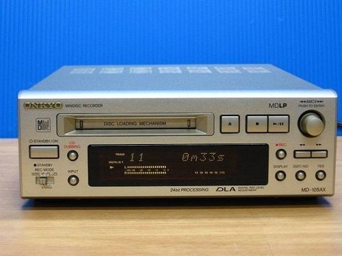 Onkyo 105ax minidisc deck - md-105ax,
