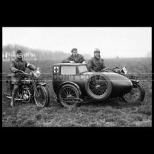 Photo M.000208 SIDECAR RENÉ GILLET TYPE G AMBULANCE 1927 MILITARY MOTORCYCLE