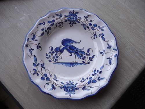 Ancienne assiette creuse - ancienne, en