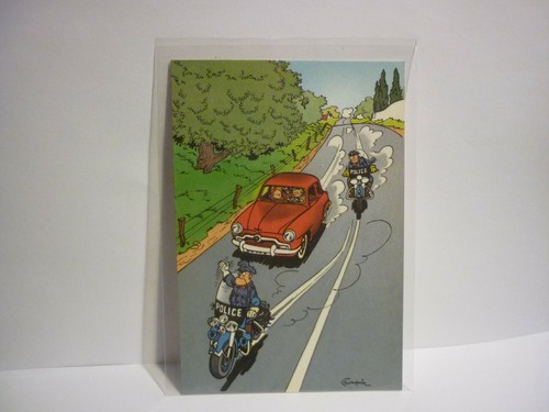 Franquin carte postale - carte,