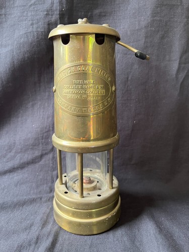 Ancienne lampe mineur - de,