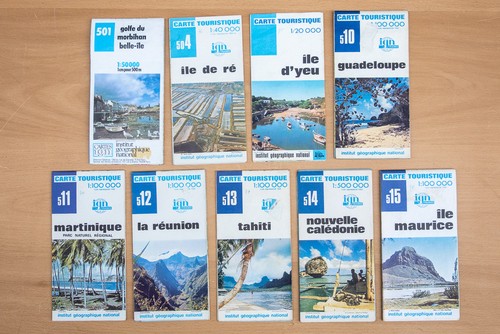 Lot cartes touristiques - lot, de