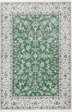 Tapis Oriental Nain Vert Laine
