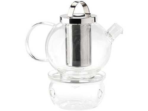 Théière verre avec filtre - en,