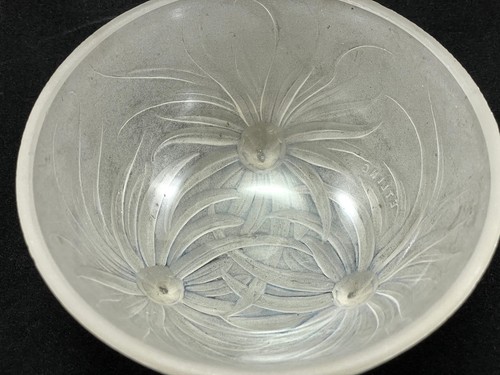 Coupelle verre signé etling - coupelle,