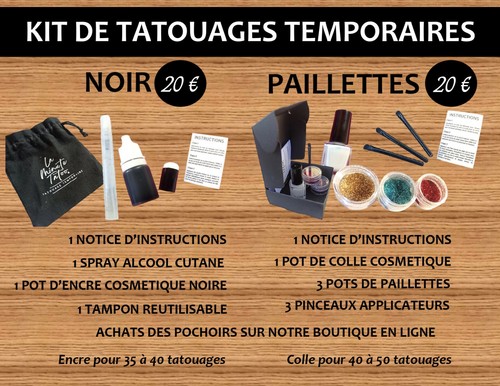Kit tatouage temporaire - tatouage,