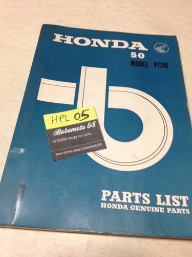 Honda pc50 parts liste - pc, 50