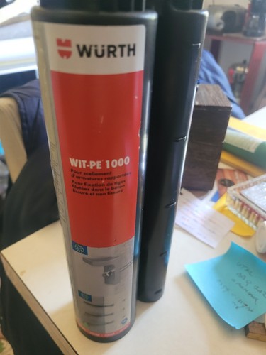 Tube 585ml mortier - tube, pour