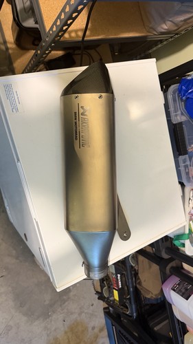 Akrapovic slip exhaust - on,
