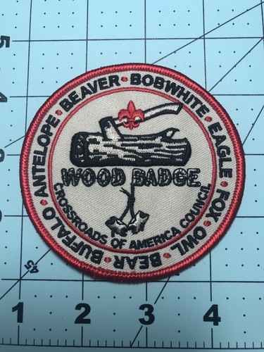 Wood badge - wood,