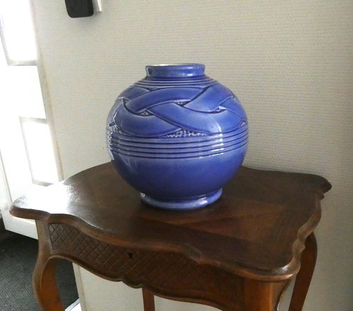 Ancien vase boule saint - vase,