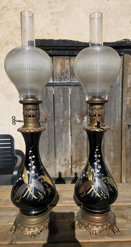 Ancienne paire lampe à - lampe,