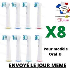 Lot 8 Pc Têtes de Brosse à