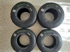 SET OF 4 MOJO C2 CADET CIK MINI SLICK KART TYRES  5.0 / 11.0 - 5  4.0 / 10.0 - 5